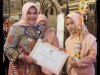 Dharma Wanita Persatuan Dinas Pendidikan Kabupaten Klaten meraih predikat Juara 1 Lomba E-Reporting