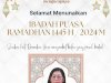 Selamat Menunaikkan Ibadah Puasa Ramadan 1445 H/ 2024 M