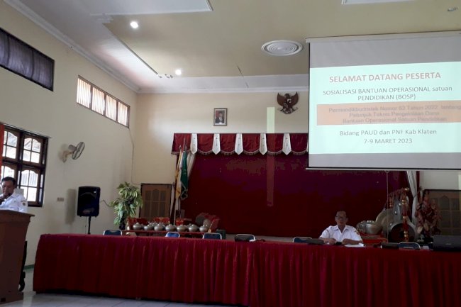 Sosialisasi PermendikbudRistek Nomor 63 Tahun 2022 tentang  Petunjuk Teknis Pengelolaan Bantuan Operasional Satuan Pendidikan PAUD dan PNF