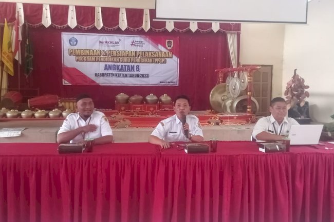 Kegiatan Pembinaan dan Persiapan Program Pendidikan Calon Guru Penggerak Angkatan 8 Kabupaten Klaten Tahun 2023