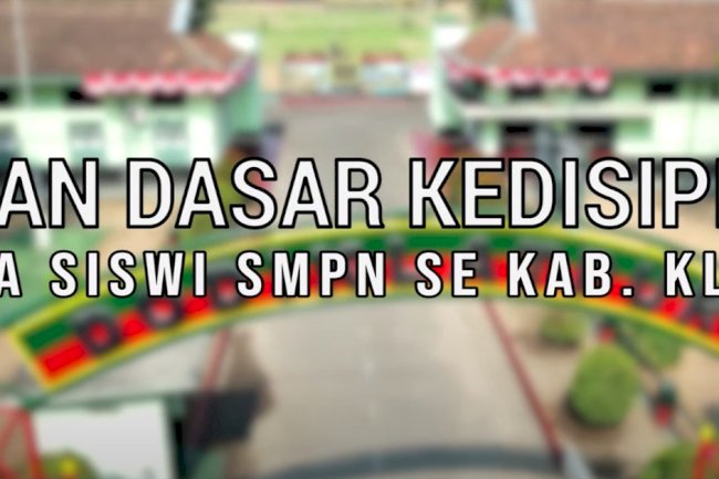 Kegiatan Perintis Disiplin Siswa SMP Negeri se Kabupaten Klaten