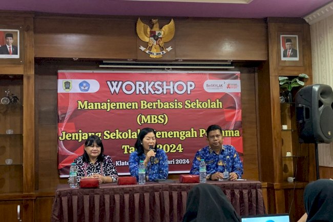 Workshop Manajemen Berbasis Sekolah (MBS) Jenjang Sekolah Menengah Pertama Tahun 2024