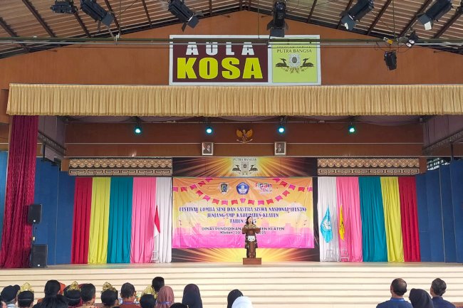 Festival Lomba Seni dan Sastra Siswa Nasional (FLS3N) Jenjang SMP Se-Kabupaten Klaten 2025