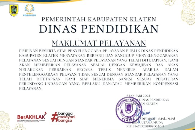 MAKLUMAT PELAYANAN
