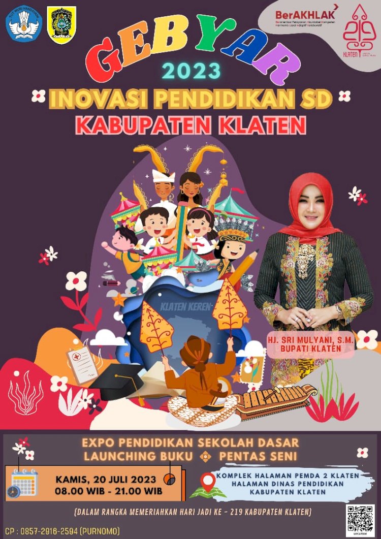 Gebyar Inovasi Pendidikan Sekolah Dasar Kabupaten Klaten Tahun 2023