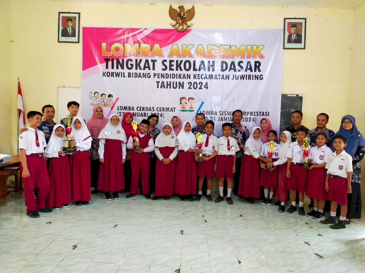 Lomba Cerdas Cermat (LCC) tingkat SD se-Korwil Bidang Pendidikan Kecamatan Juwiring Tahun 2024