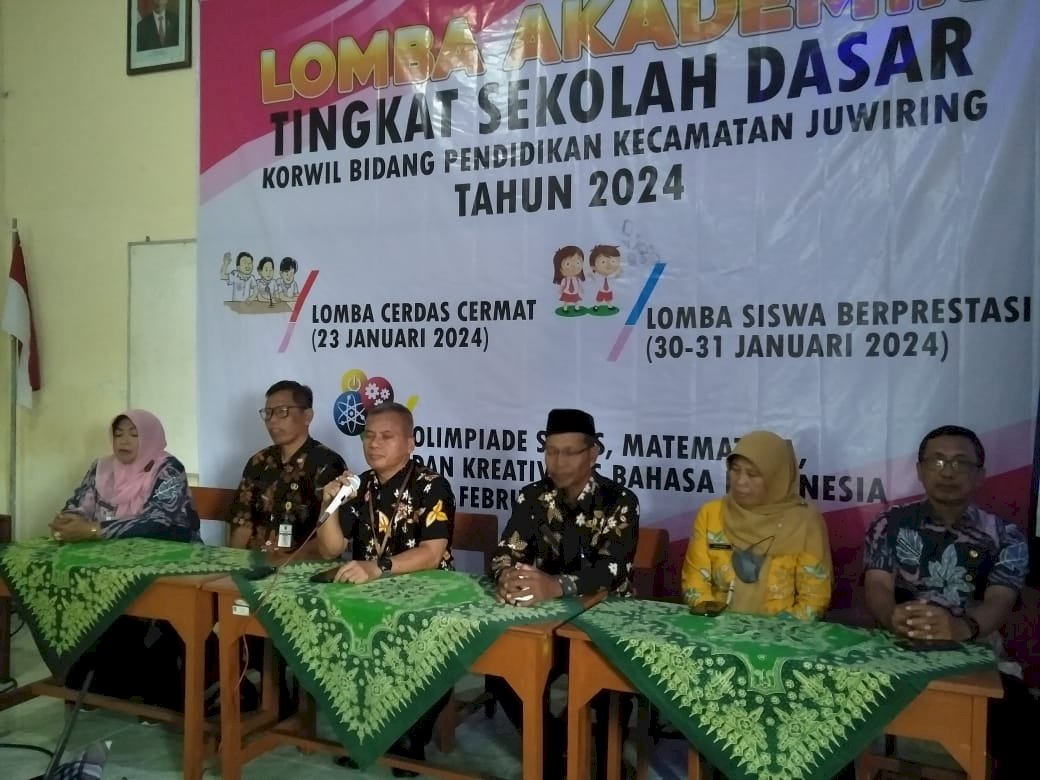 Lomba Cerdas Cermat (LCC) tingkat SD se-Korwil Bidang Pendidikan Kecamatan Juwiring Tahun 2024