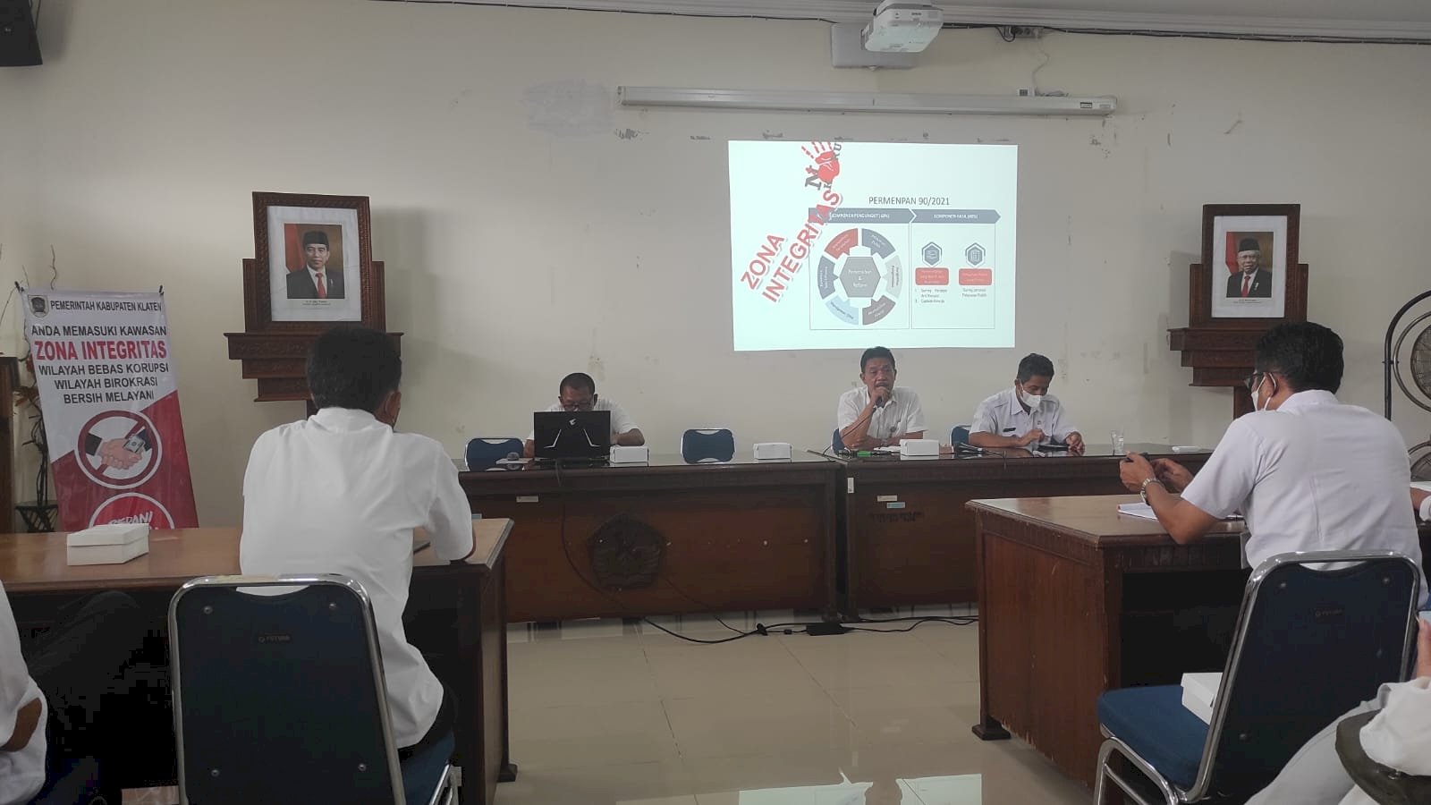 Dinas Pendidikan Klaten melaksanakan Pencanangan Zona Integritas menuju WBK dan WBBM